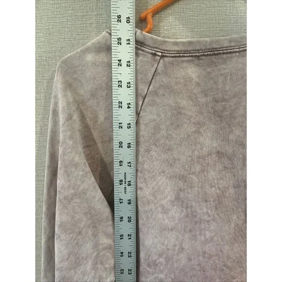 Mustard Seed Womens S Pullover Sweater Purple Ombré Long Sleeve 100% Cotton - Picture 8 of 10